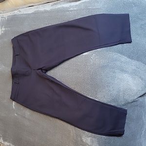 LOFT Curvy Skinny Ankle Pant in Navy